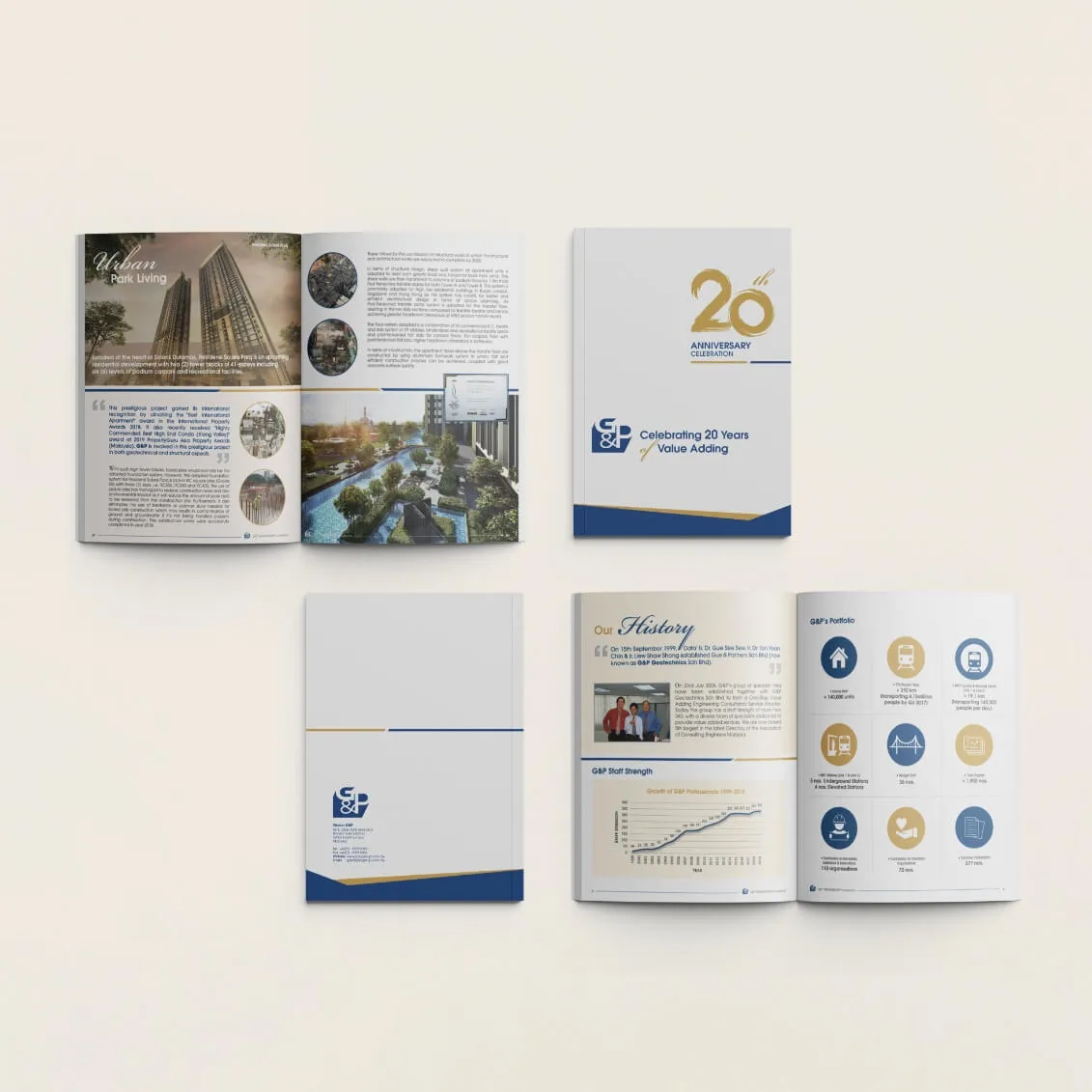 Company profile design, O2O Creative